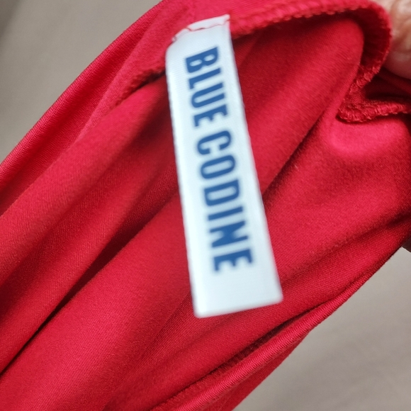 * Sundays Best* Boutique cute size L 2 piece  reddish burgundy skirt outfit - Picture 3 of 3